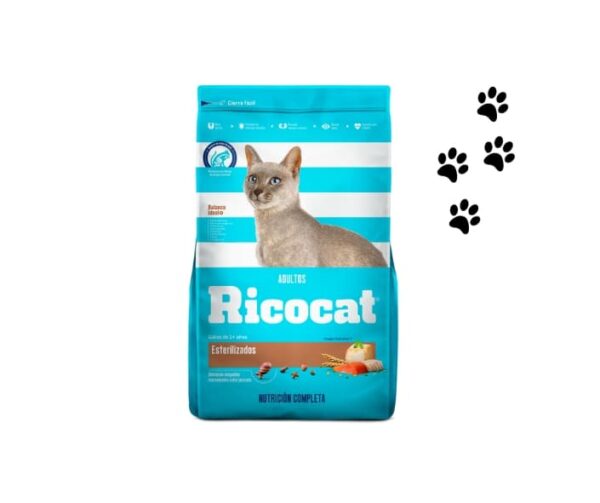 Croquetas RICOCAT -ADULTO ESTERILIZADO- 15Kg