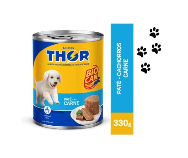 PATÉ THOR sabor a carne-CACHORROS- 330g