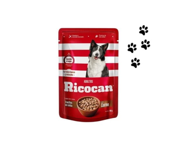 Trocitos en salsa RICOCAN sabor a CARNE 100g