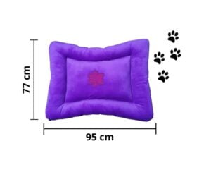 Colchoneta -HIPOALERGÉNICA- para perros Talla -5- - morado