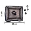Cama -HIPOALERGÉNICA- para perros Talla -L- - Imagen 3